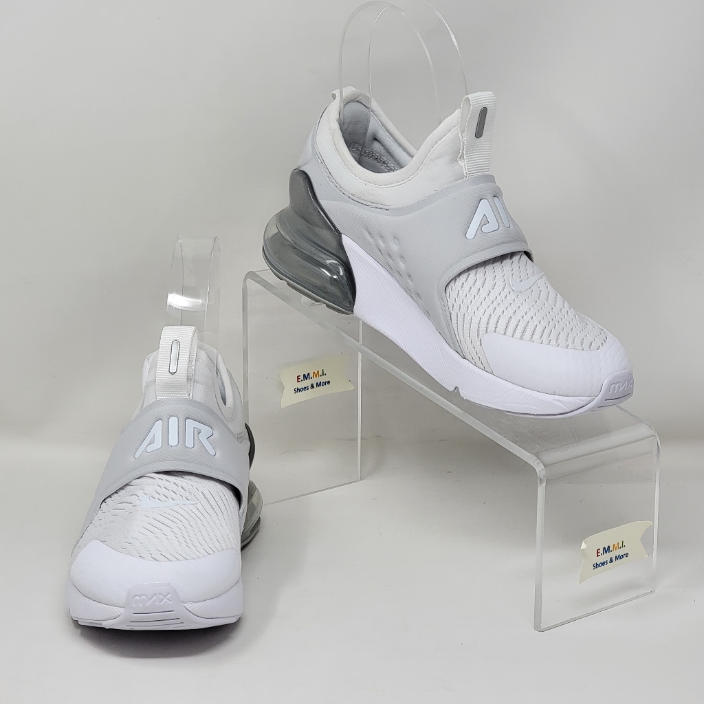 Nike Air Max 270 Extreme Ps Little Kids Size 1y White-Silver Ci1107-100 New